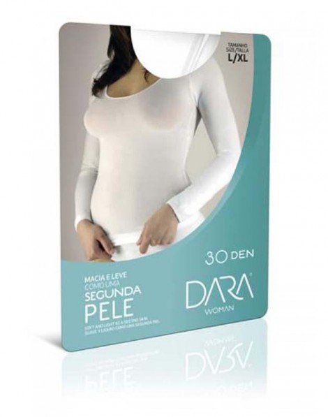 CAMISOLA INTERIOR SEGUNDA PELE 30 DEN INT 0894 DZ. DARA