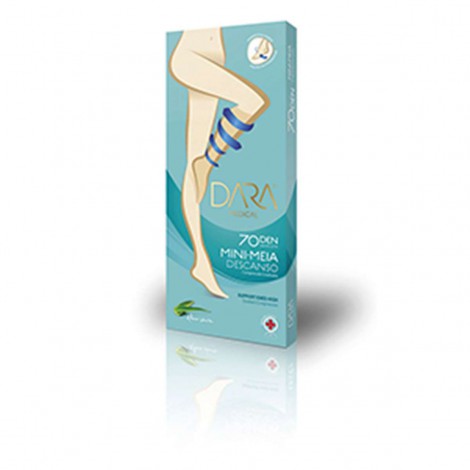 MINI MEIA DESCANSO MEDICAL 70 DEN mm Hg 12-14 MM 0948 UN. DARA