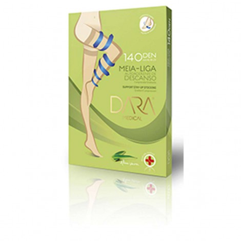 MEIA-LIGA AUTOADERENTE DE DESCANSO MEDICAL 140 DEN mm Hg 18-23 ML 0951 UN. DARA