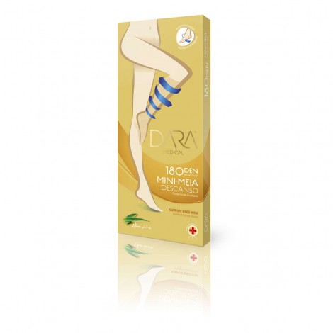 MINI MEIA DESCANSO MEDICAL 180 DEN mm Hg 25-30 MM 0956 UN. DARA