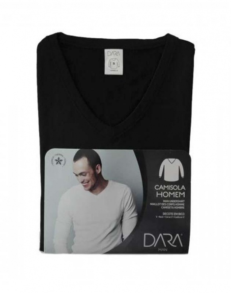 CAMISOLA TÉRMICA HOMEM DECOTE BICO INT 1062 UN. DARA