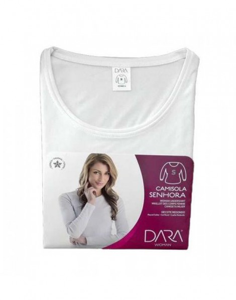 CAMISOLA TÉRMICA SENHORA DECOTE REDONDO INT 1064 DZ. DARA