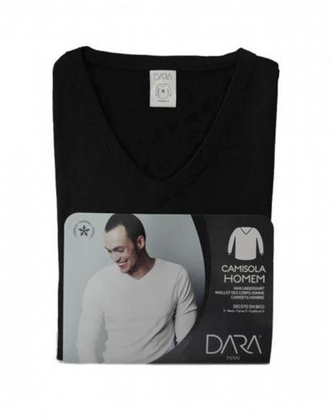 CAMISOLA TÉRMICA HOMEM DECOTE BICO INT 1062 DZ. DARA