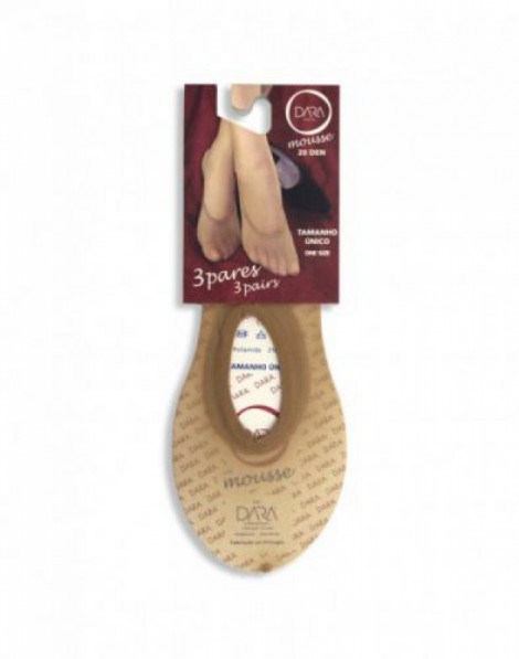 PALMILHA MOUSSE PM 0579 PACK 3 PARES DZ. DARA