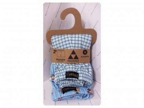 BOXER HOMEM ESTAMPADO BX 0960 UN. PADRÃO