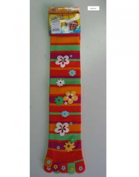 MEIA ALTA ANTIDERRAPANTE C/ DEDOS ABS 0546 DZ .DARA