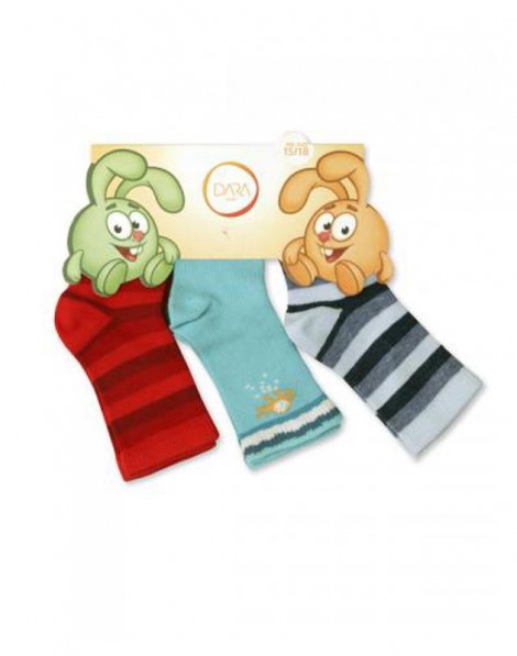 PEÚGA BEBE PG 1196 PACK 3 PARES DZ. DARA