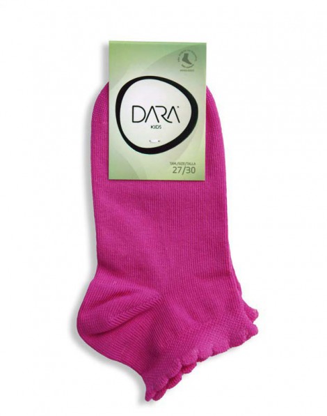 SOQUETE CURTO CRIANÇA C/ FOLHO PG 1058 DZ. DARA