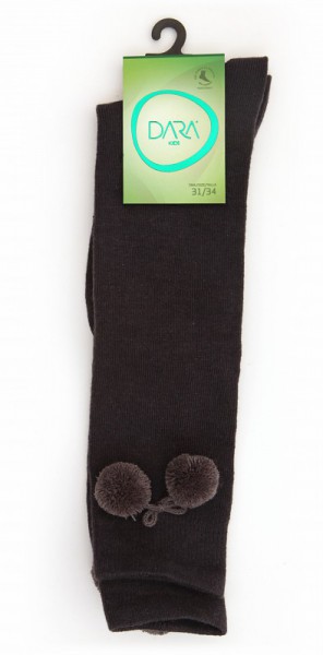 MEIA ALTA COM POMPOM CRIANÇA PG 1221 DARA