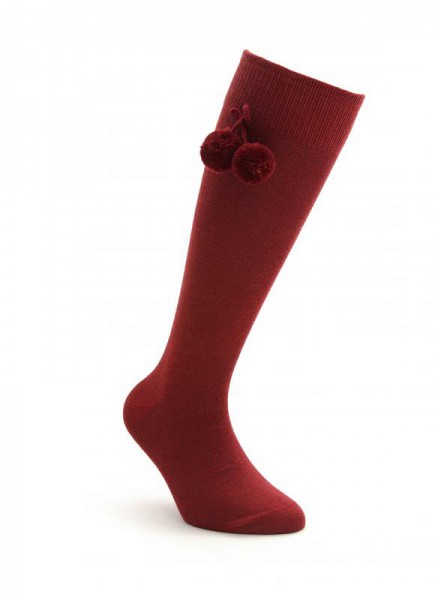 MEIA ALTA COM POMPOM CRIANÇA PG 1221 DZ. DARA