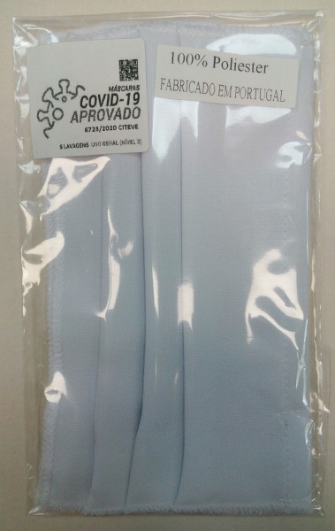 MÁSCARAS COVID-19 REUTILIZÁVEIS APROVADAS (PACK 2 UNIDADES) UN.
