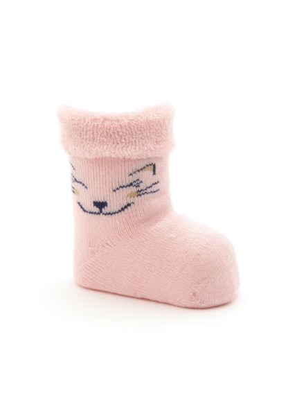 MEIA BEBÉ NEWBORN RECEM NASCIDO PG 1266 PK2 UN. DARA