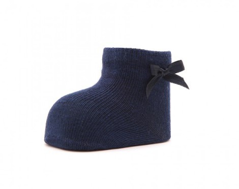 MEIA BEBÉ C/ LAÇO NEWBORN RECEM NASCIDO PG 1251 DZ. DARA