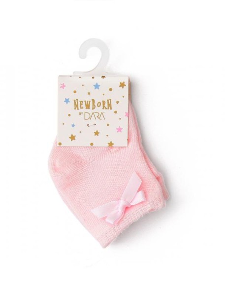 MEIA BEBÉ C/ LAÇO NEWBORN RECEM NASCIDO PG 1251 UN. DARA