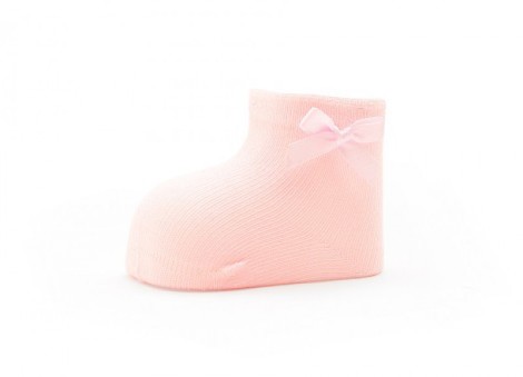 MEIA BEBÉ C/ LAÇO NEWBORN RECEM NASCIDO PG 1251 UN. DARA