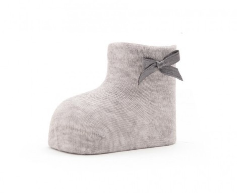 MEIA BEBÉ C/ LAÇO NEWBORN RECEM NASCIDO PG 1251 UN. DARA