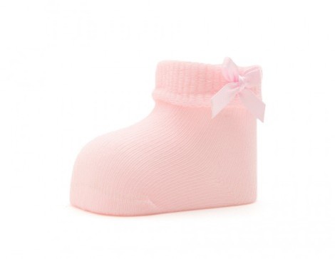 MEIA BEBÉ NEWBORN RECEM NASCIDO C/LAÇO PG 1250 UN. DARA