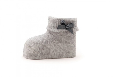 MEIA BEBÉ NEWBORN RECEM NASCIDO C/LAÇO PG 1250 DZ. DARA