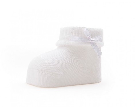 MEIA BEBÉ NEWBORN RECEM NASCIDO C/LAÇO PG 1250 DZ. DARA