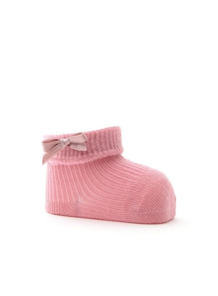 MEIA BEBÉ NEWBORN RECEM NASCIDO C/LAÇO PG 1249 DZ. DARA