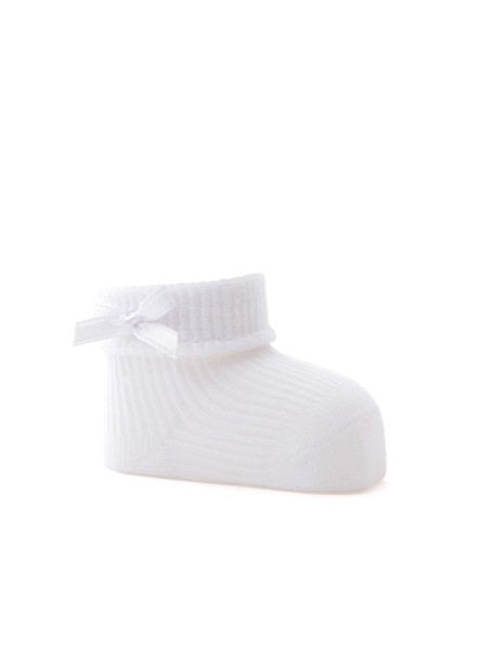 MEIA BEBÉ NEWBORN RECEM NASCIDO C/LAÇO PG 1249 DZ. DARA