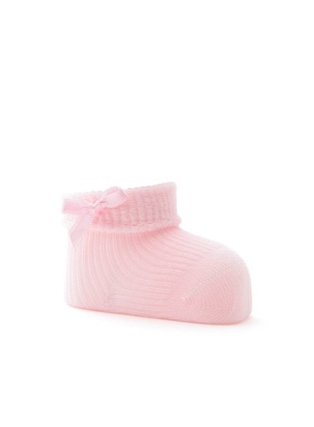 MEIA BEBÉ NEWBORN RECEM NASCIDO C/LAÇO PG 1249 DZ. DARA