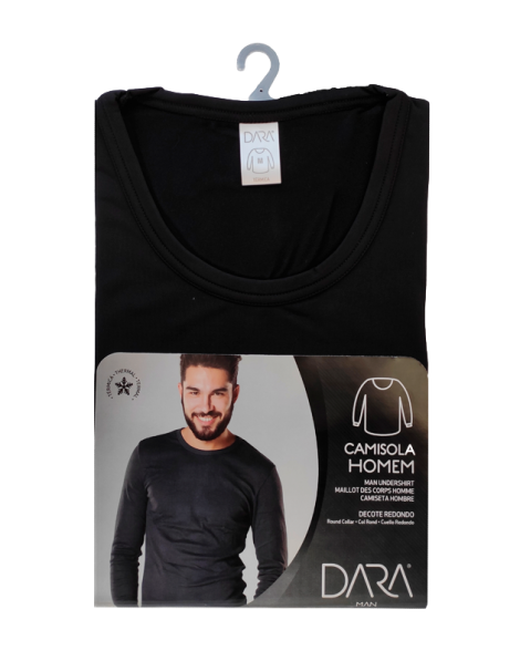 CAMISOLA TÉRMICA HOMEM DECOTE REDONDO INT 1061 UN. DARA