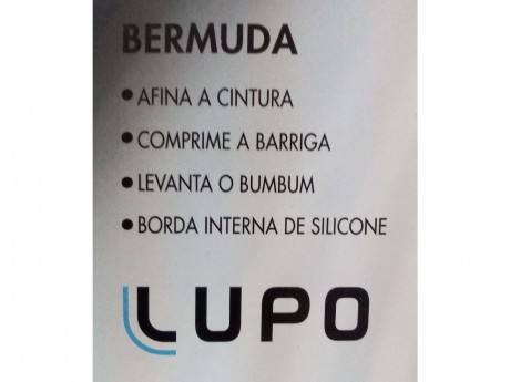 BERMUDA LOBA SLIM 47120-001 UN. LUPO