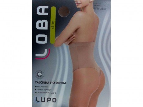 CALCINHA FIO DENTAL LOBA SLIM 5701-001 UN. LUPO