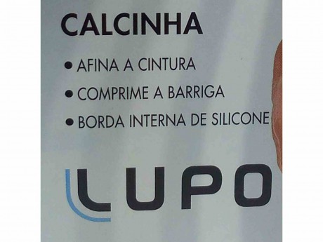 CALCINHA LOBA SLIM 5693-001 UN. LUPO