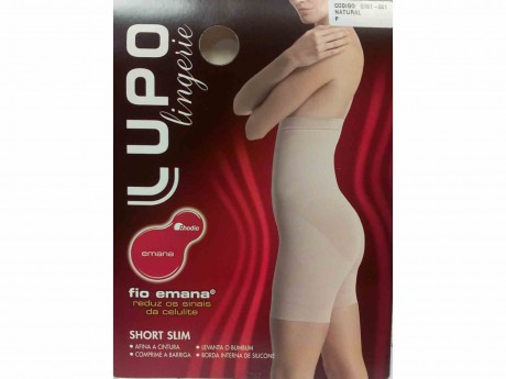 SHORT SLIM FIO EMANA 5691-001 UN. LUPO
