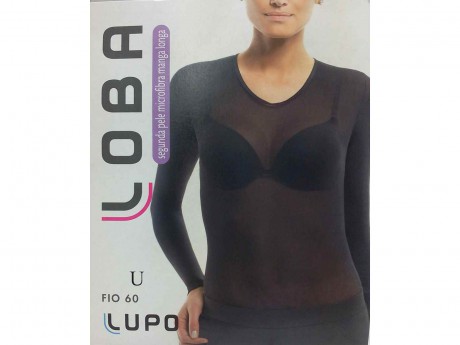 CAMISOLA INTERIOR SEGUNDA PELE MICROFIBRA 845-001 UN. LUPO